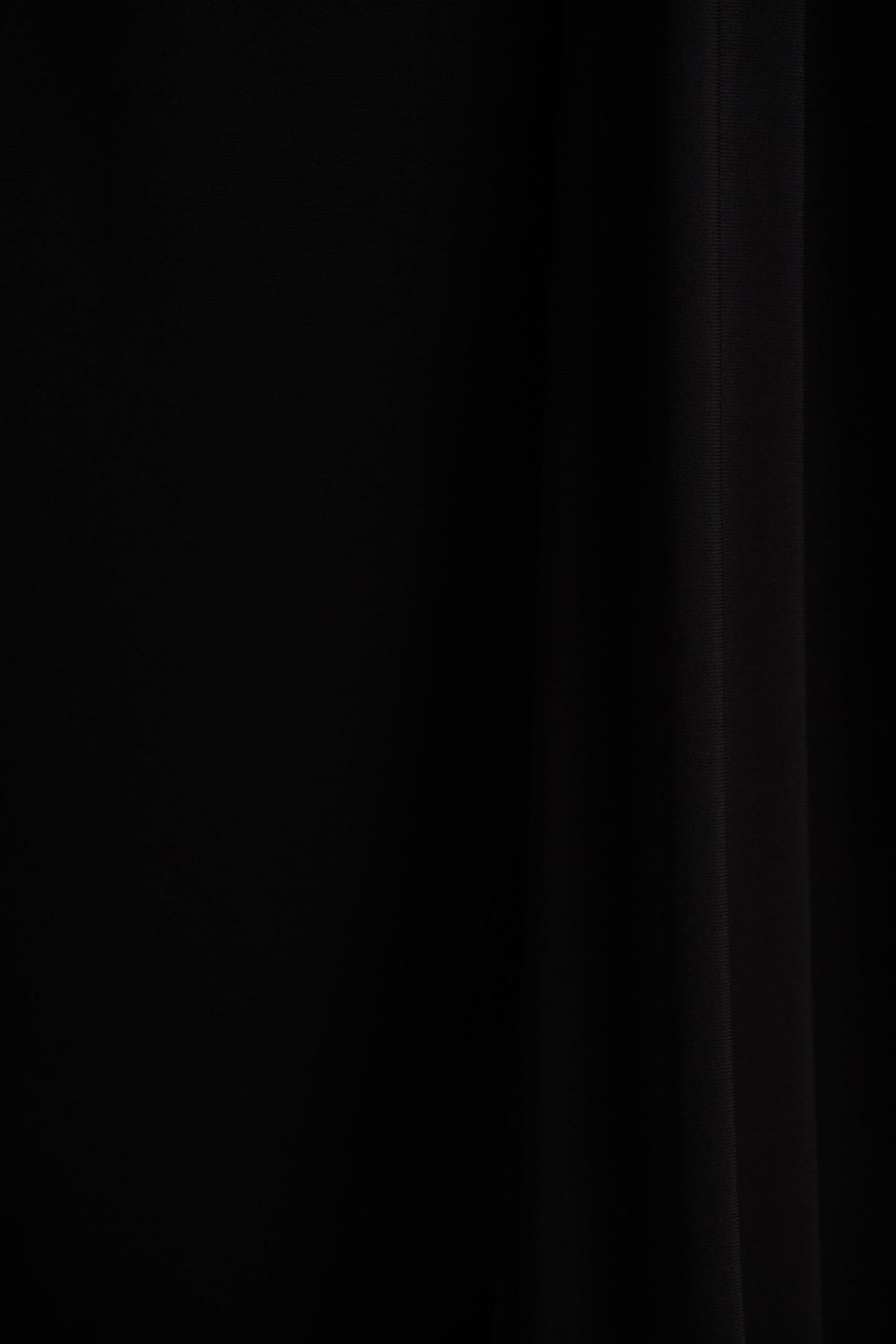 Bonnie | Black Asymmetric-Neck Maxi Dress With Open-Back