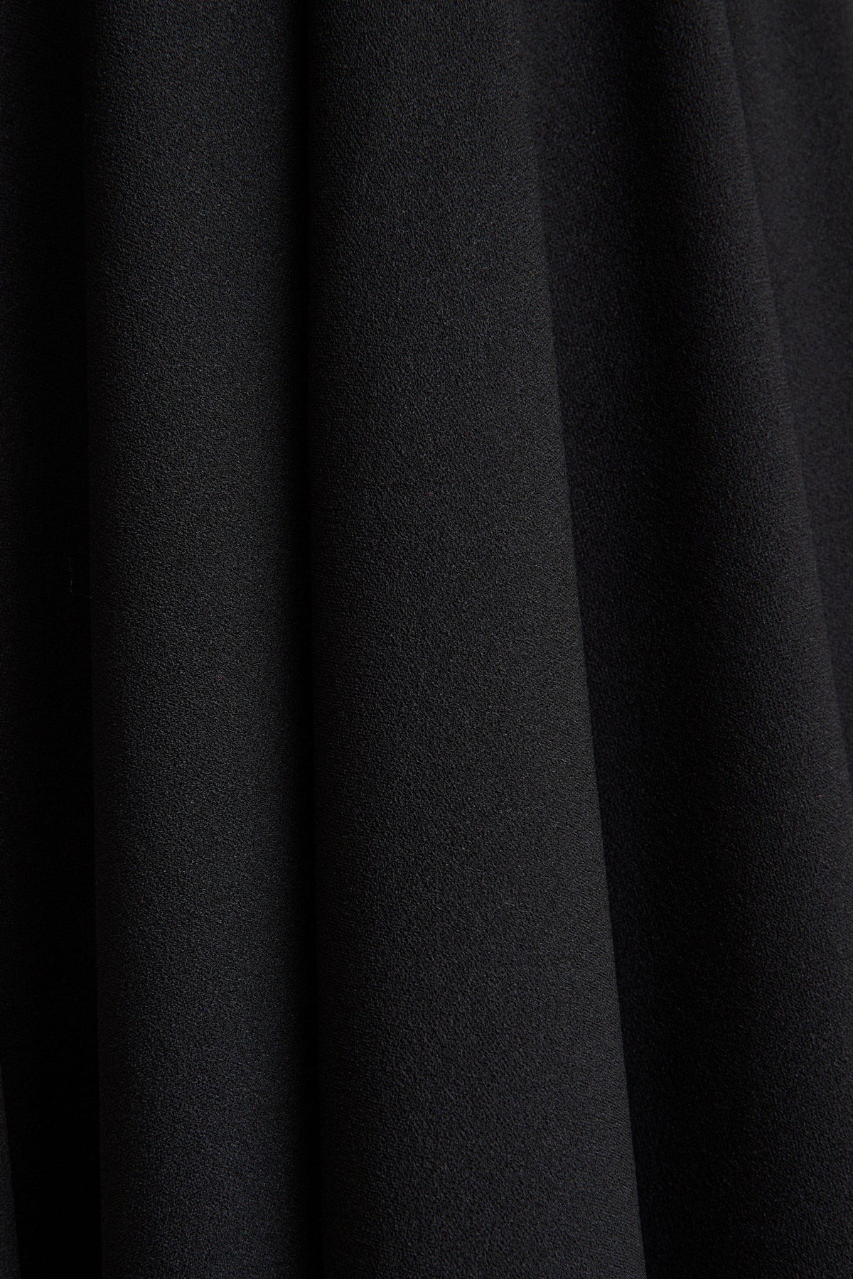 Nova | Black High-Neck Midi Dress With Cape-Sleeves
