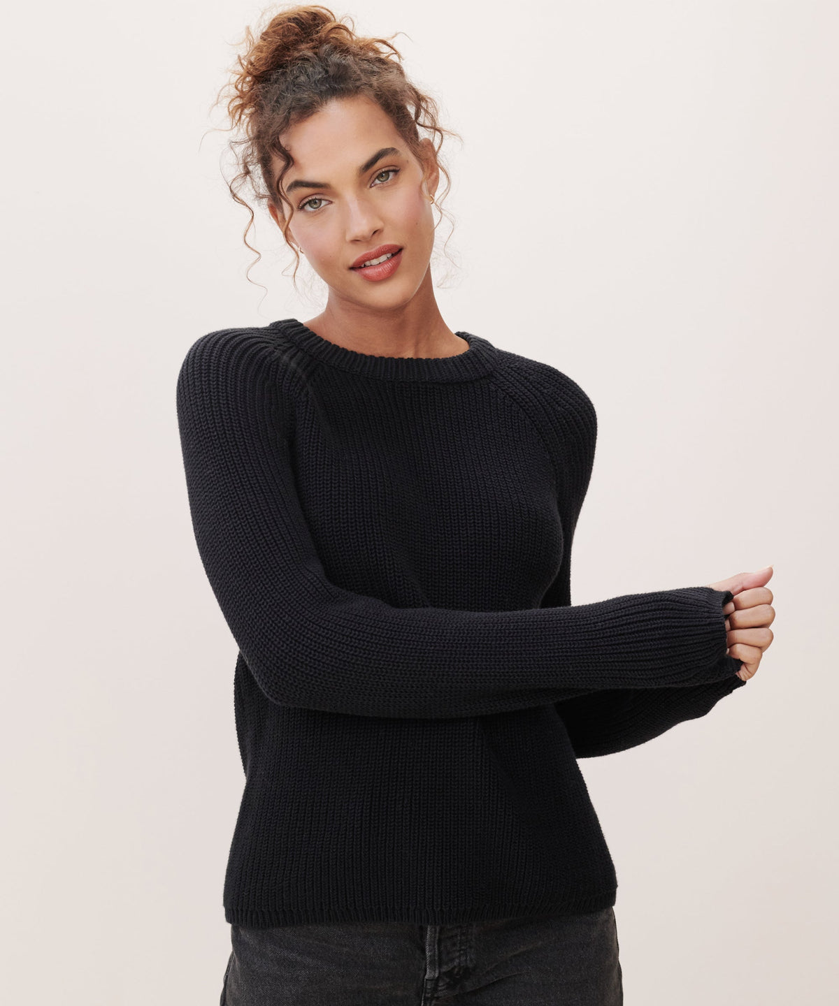Cotton Fisherman Sweater