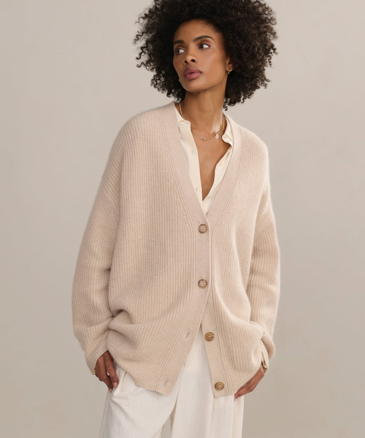 Cashmere Cocoon Cardigan