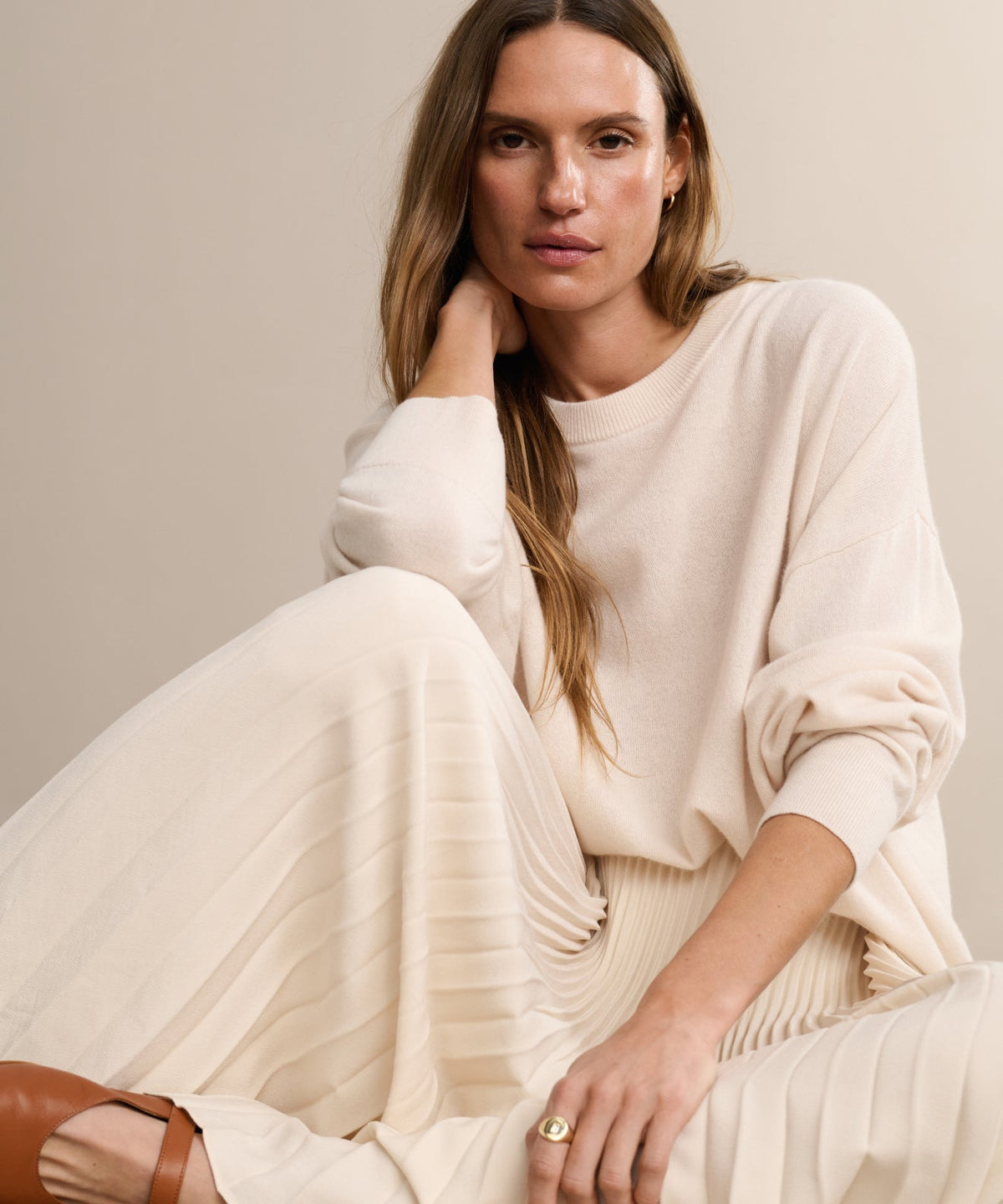 Cashmere Marina Crewneck