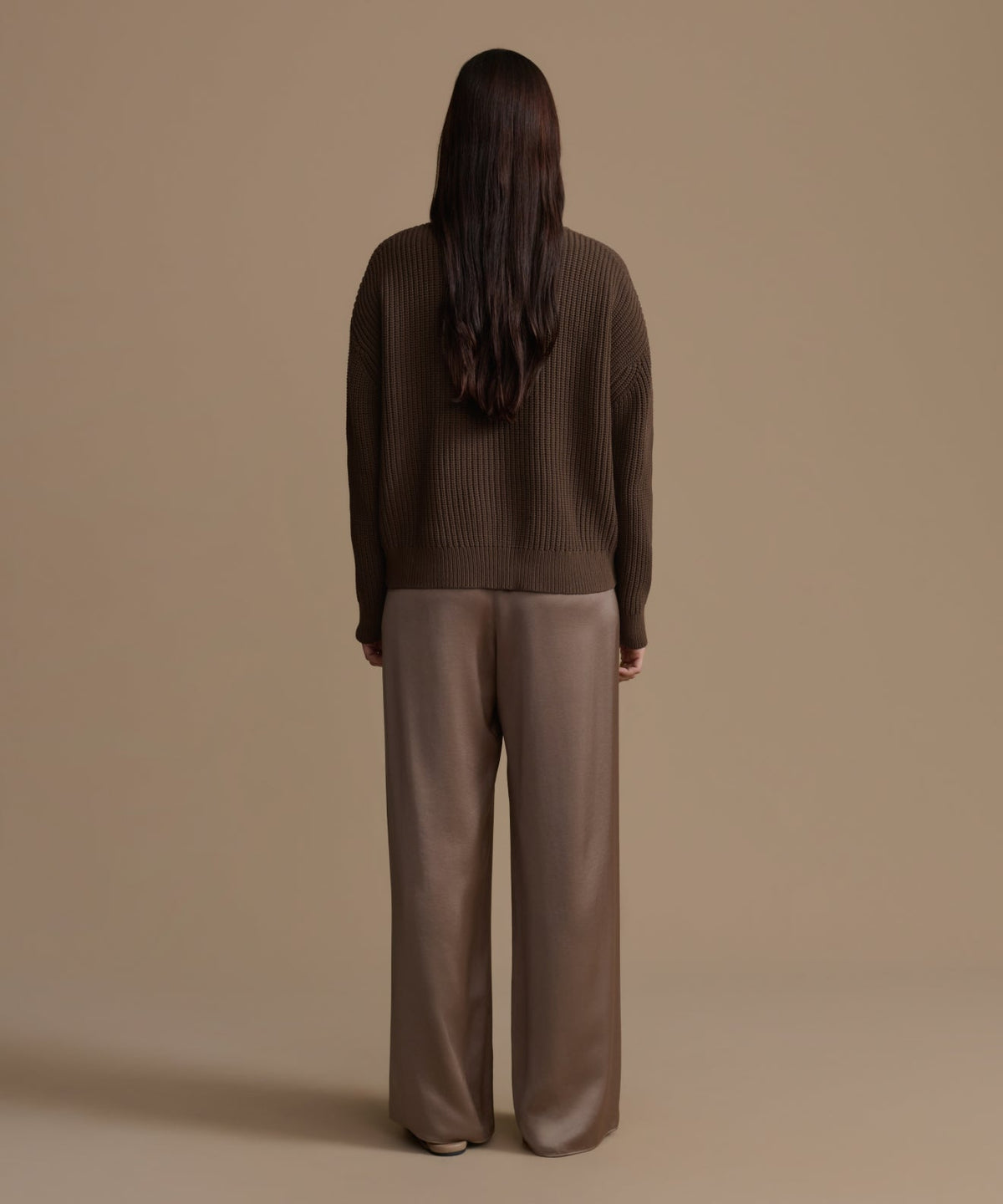 Cropped Cotton Cocoon Cardigan