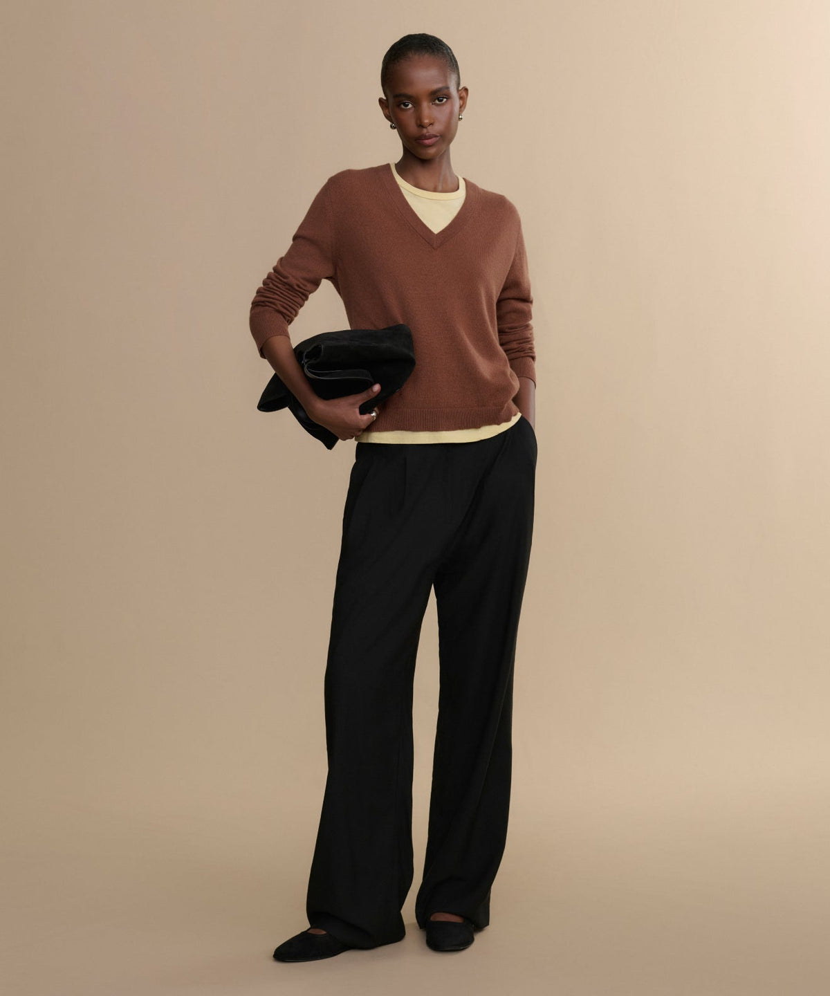 Flynn Cashmere V-Neck