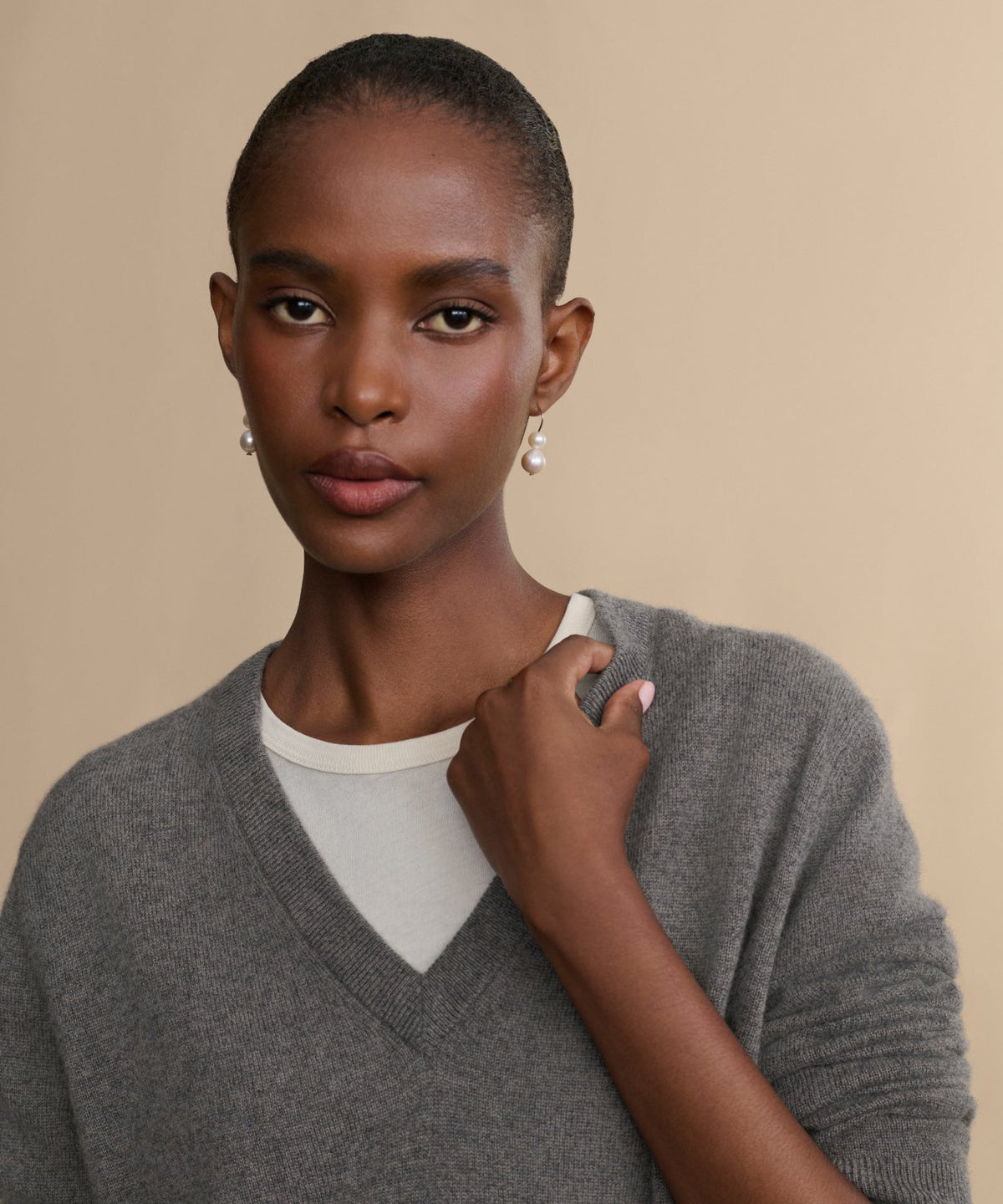 Flynn Cashmere V-Neck