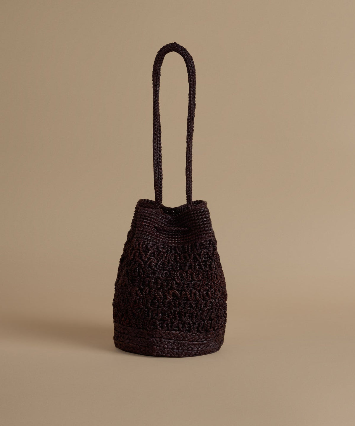 Riviera Raffia Bucket Bag