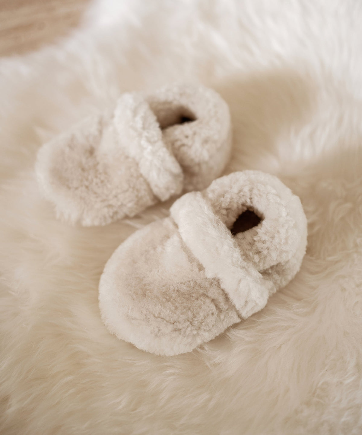 Shearling Baby Booties