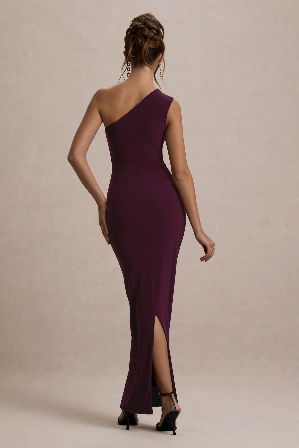 Dalarie | Port One-Shoulder Gathered Maxi Dress